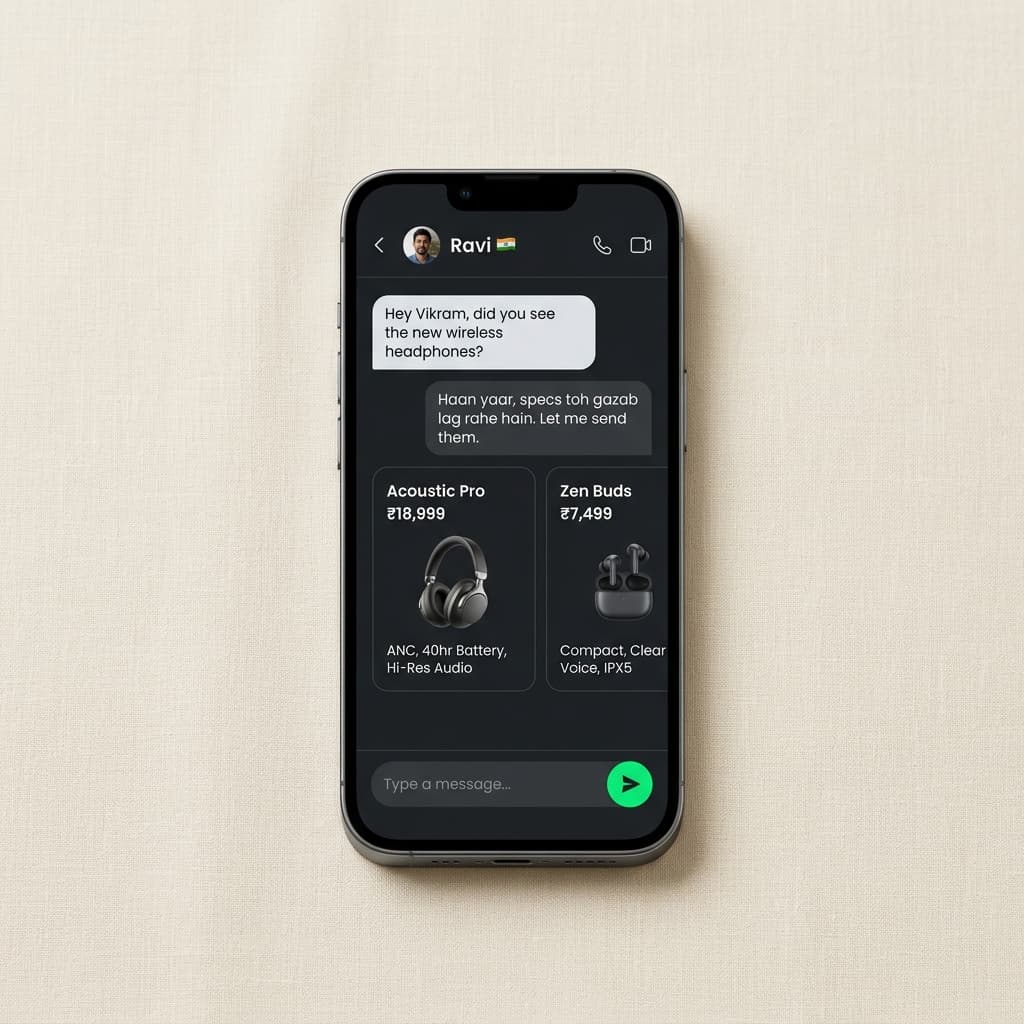 CartIn AI Chat Widget on Mobile